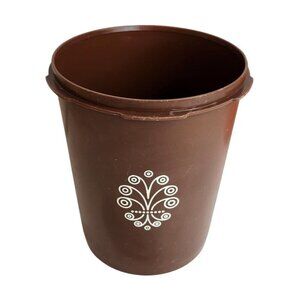 Tupperware Brown Servalier Canister #809-14 No lid 6.75" x 5.5" Replacement Part